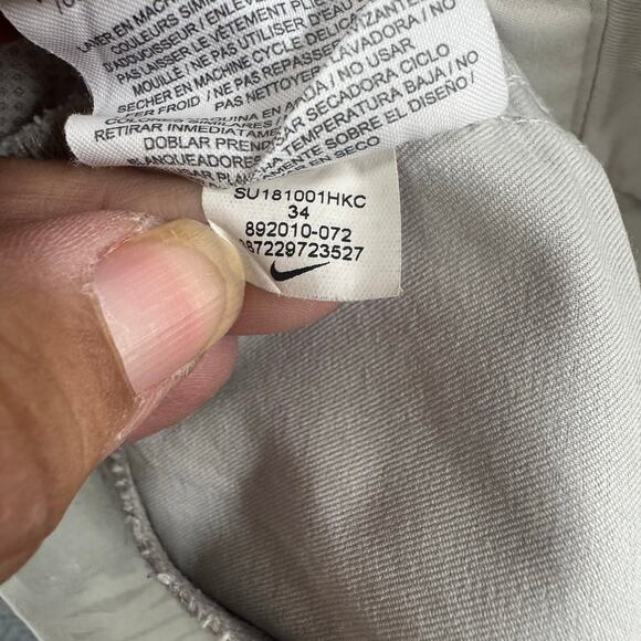 Nike Flex Core Shorts Men 34 Tan Chino DriFit 10" Golf Stretch Preppy Khaki FLAW - Picture 8 of 12